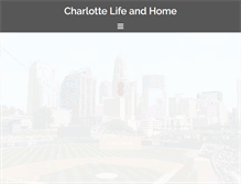 Tablet Screenshot of charlottelifeandhome.com